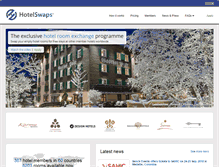 Tablet Screenshot of hotelswaps.com